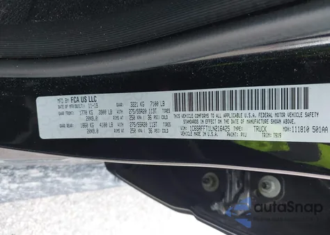 2020 Ram 1500 Big Horn 4X4 5'7 Box from USA, damaged, VIN 1C6SRFFT1LN216425